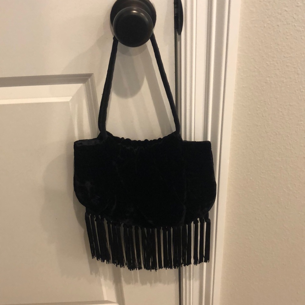 Express velvet fringe mini bag EXPRESS boho hippie festival bag holiday pretty